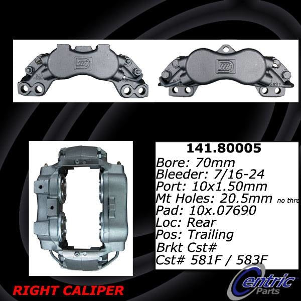 Centric Parts Disc Brake Caliper 142.80005