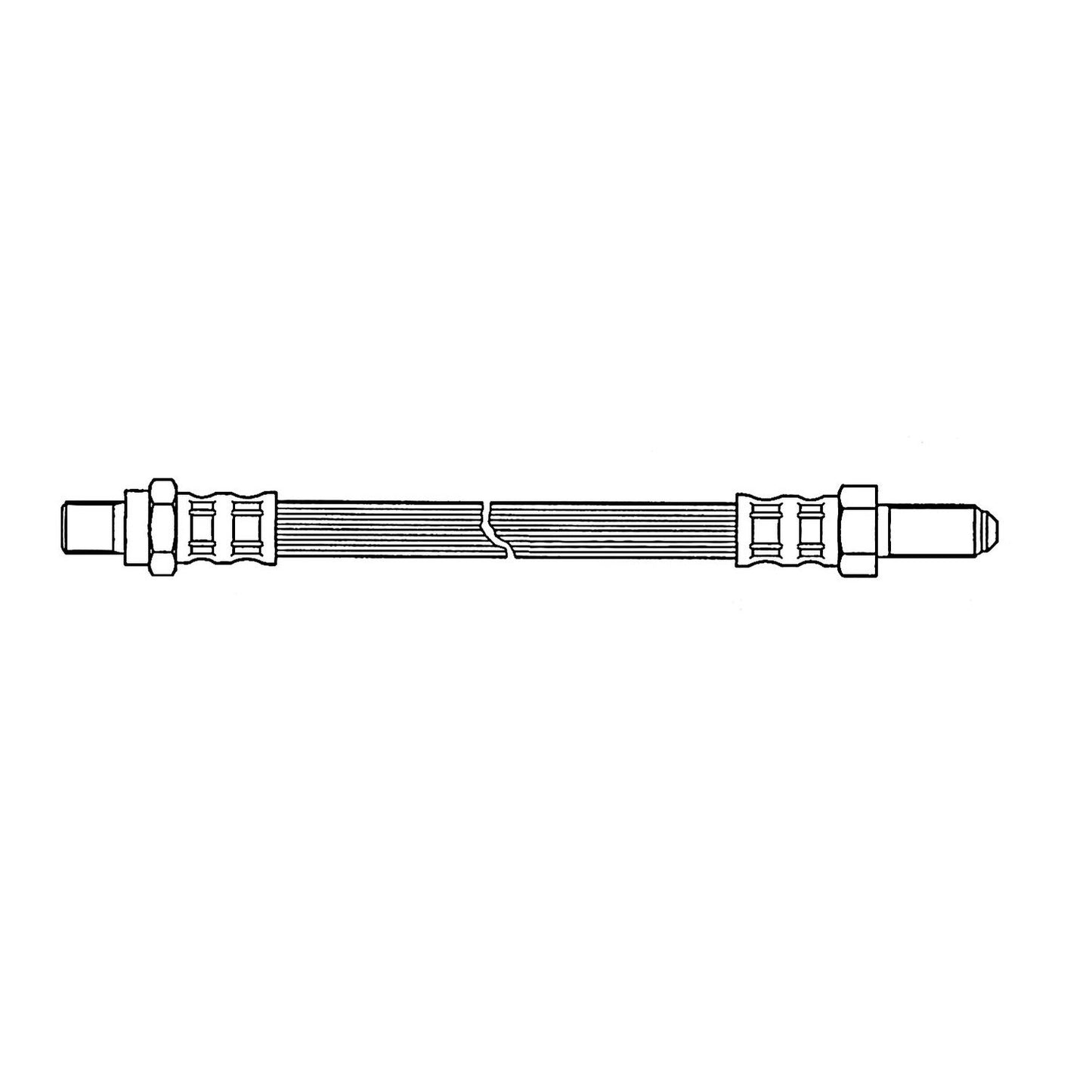 Centric Parts Brake Hydraulic Hose 150.02300