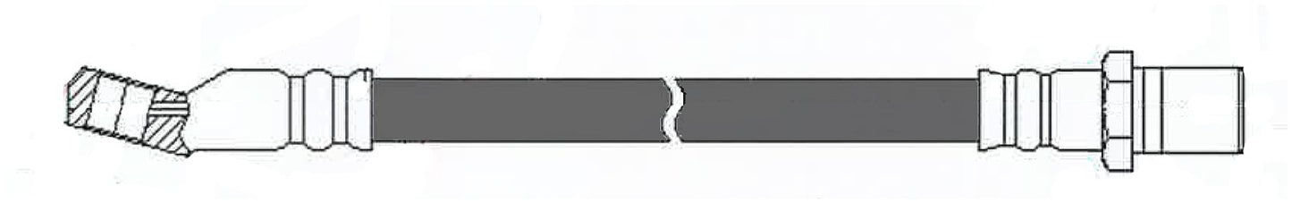 Centric Parts Brake Hose 150.04002