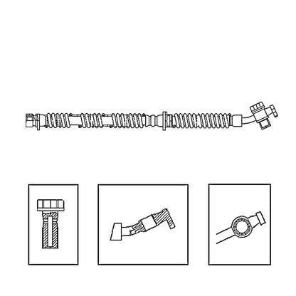 Stoptech Centric Brake Hose - Front 150.22002