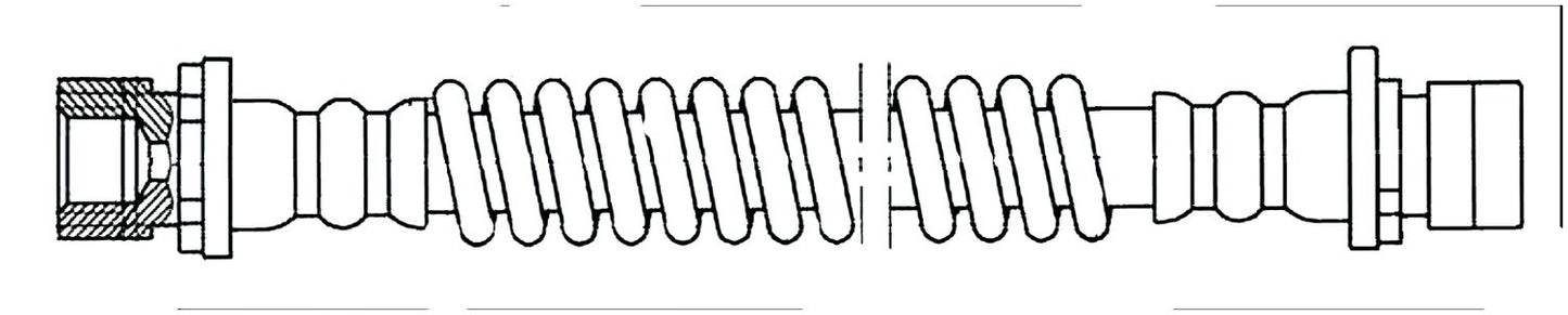 Centric Parts Brake Hose 150.22004