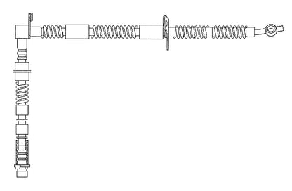 Centric Parts Brake Hydraulic Hose 150.22009