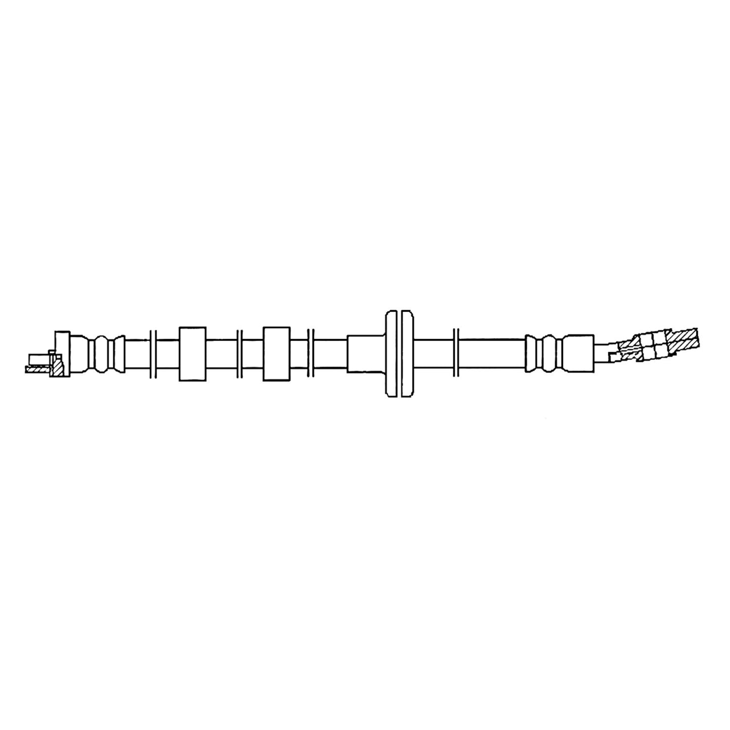 Centric Parts Brake Hose 150.22010