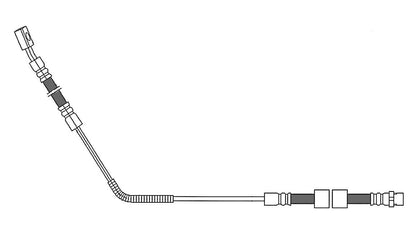 Centric Parts Brake Hydraulic Hose for 2006-2012 Land Rover Range Rover 150.22012