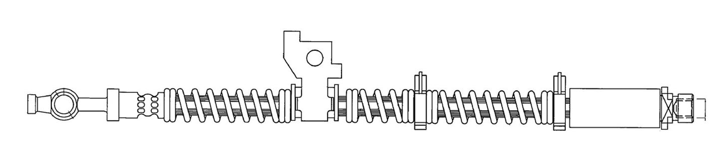 Centric Parts Brake Hydraulic Hose 150.22303
