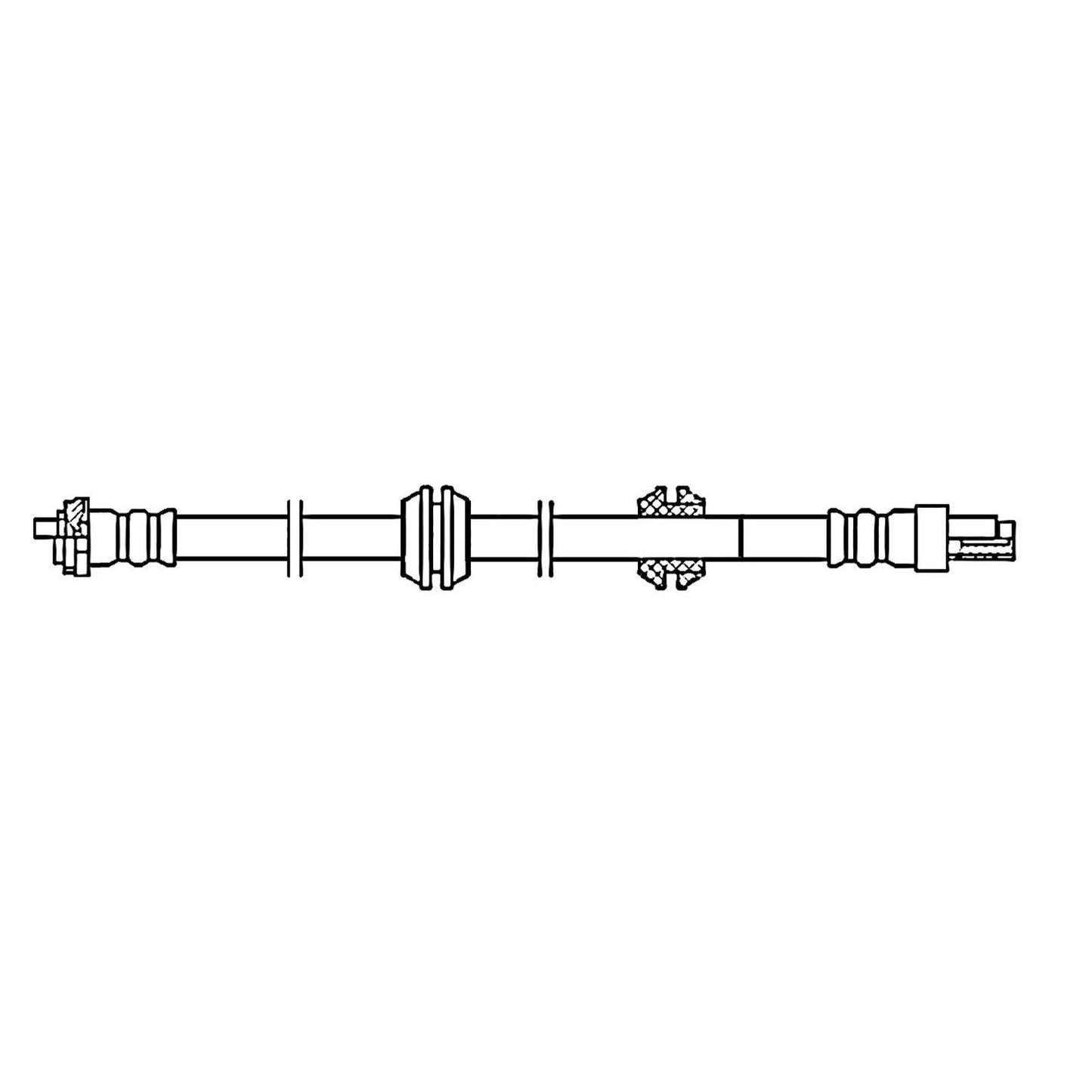 Centric Parts Brake Hose 150.22309