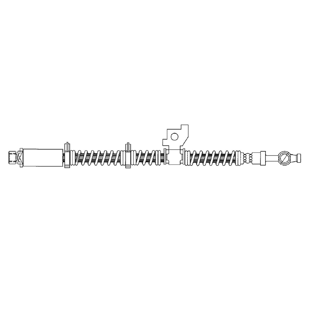 Centric Parts Brake Hose 150.25004