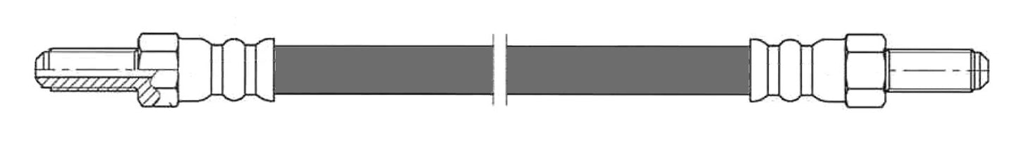 Centric Parts Brake Hydraulic Hose 150.25005