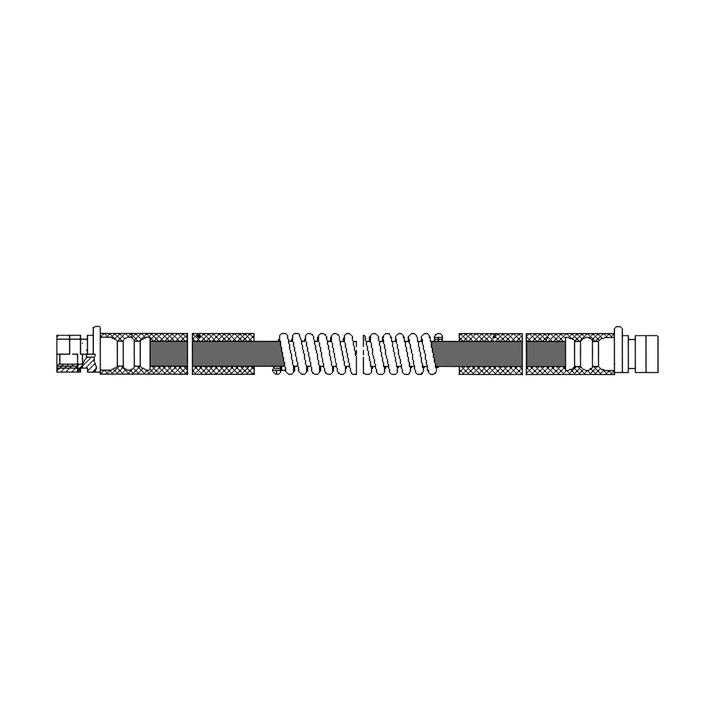 Centric Parts Brake Hose 150.28003