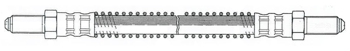 Centric Parts Brake Hose 150.30003