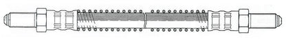 Centric Parts Brake Hydraulic Hose 150.30003