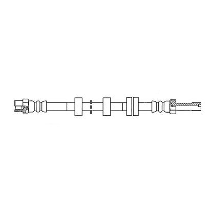 Centric Parts Brake Hydraulic Hose 150.33025