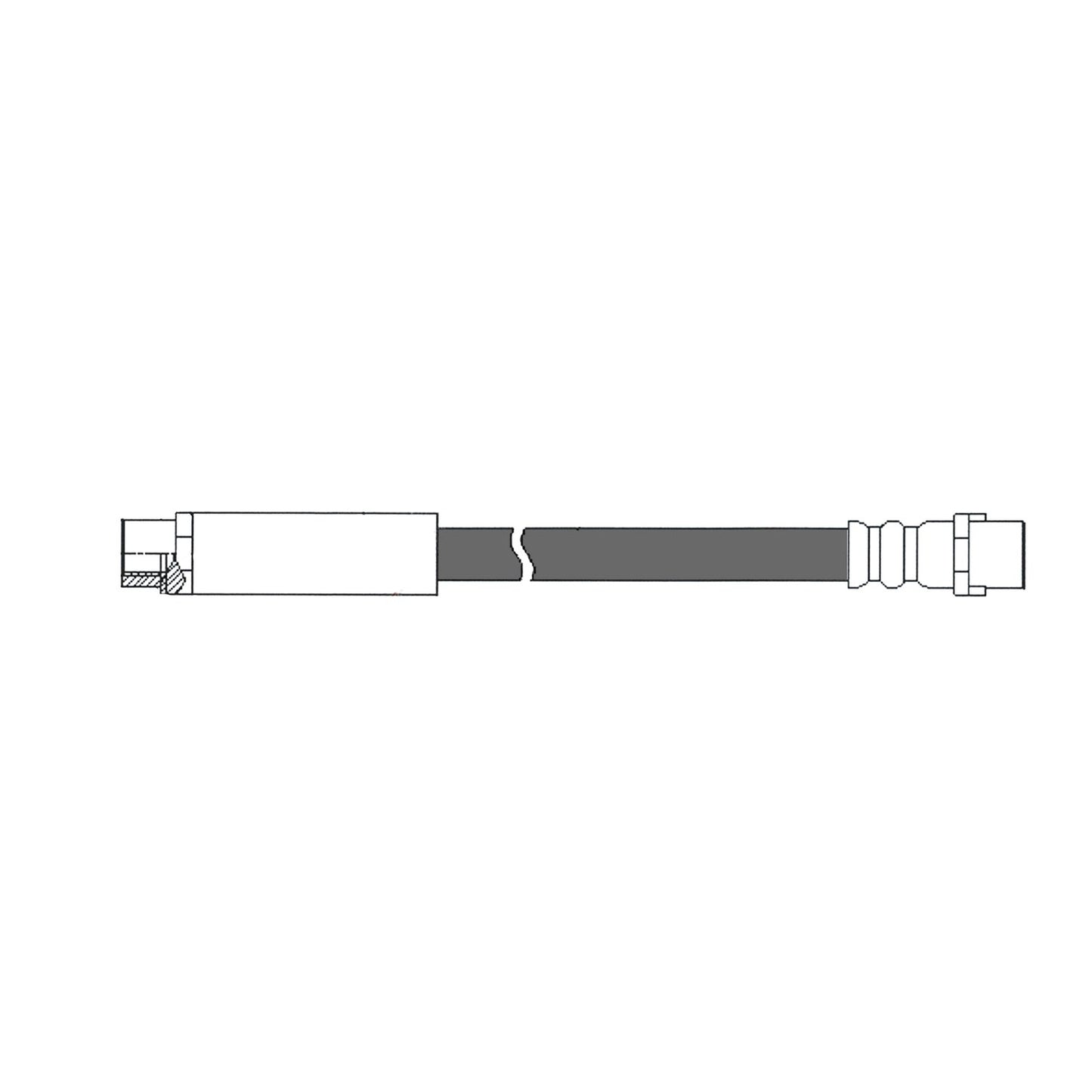 Centric Parts Brake Hose 150.33027