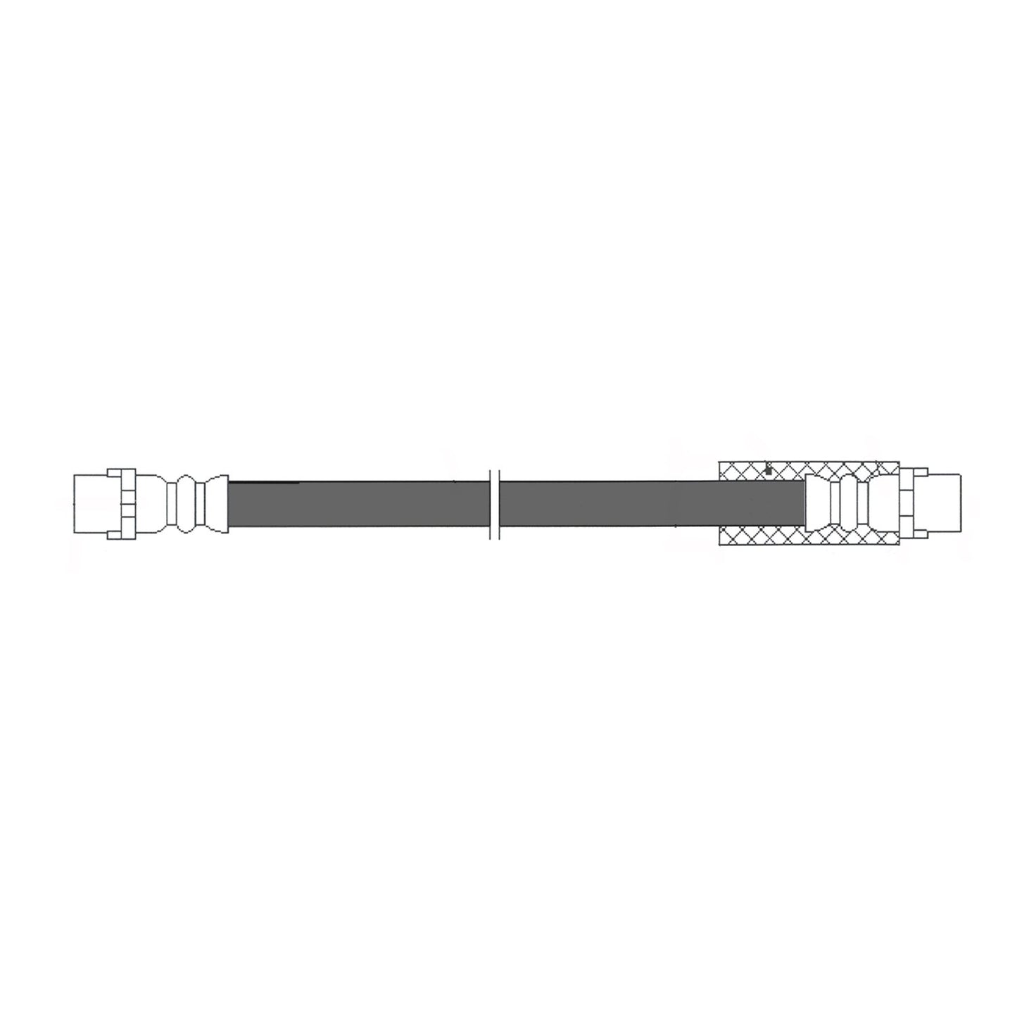 Centric Parts Brake Hydraulic Hose 150.33028