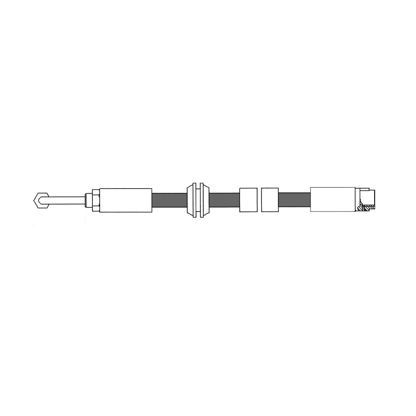Centric Parts Brake Hose 150.33036