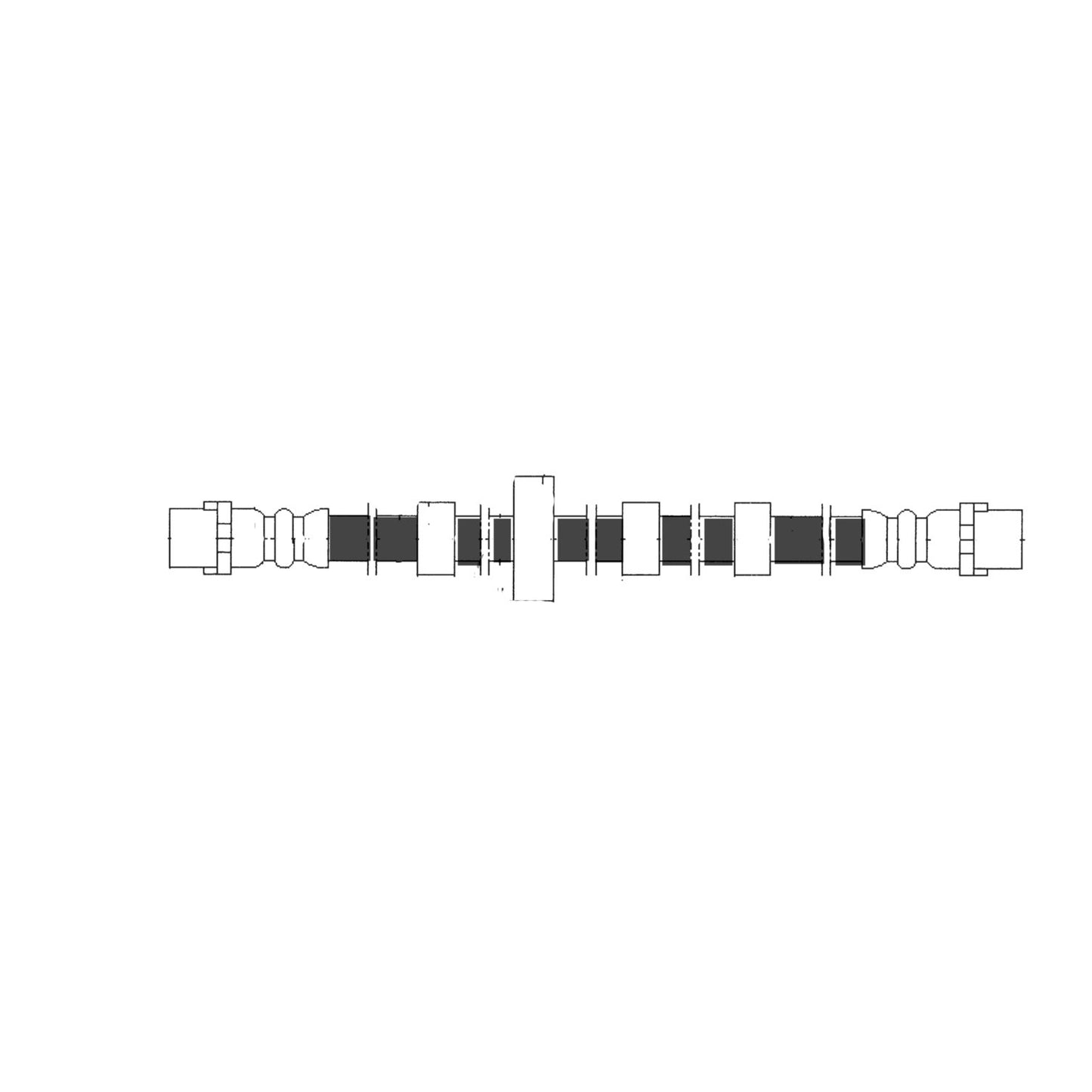 Centric Parts Brake Hydraulic Hose 150.33041