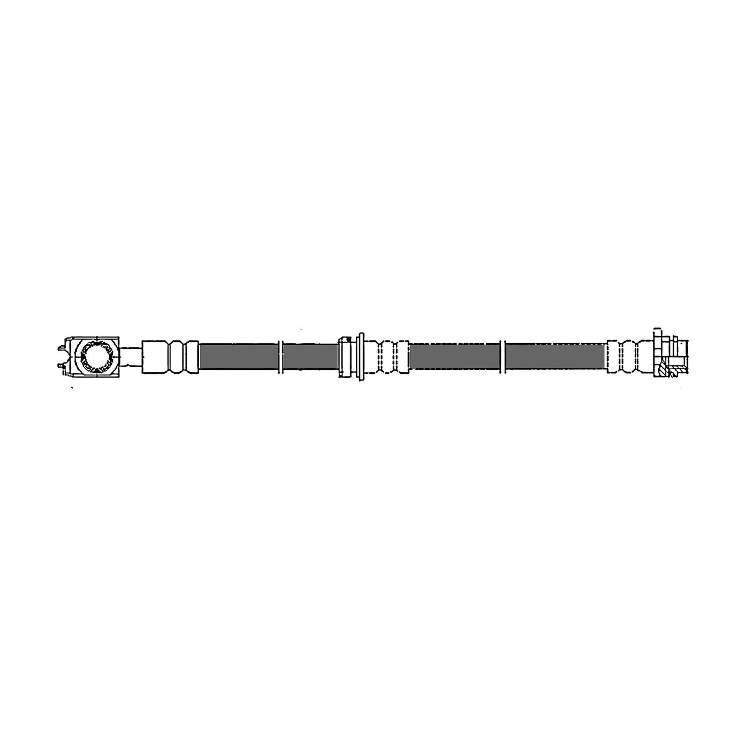 Centric Parts Brake Hydraulic Hose 150.33043