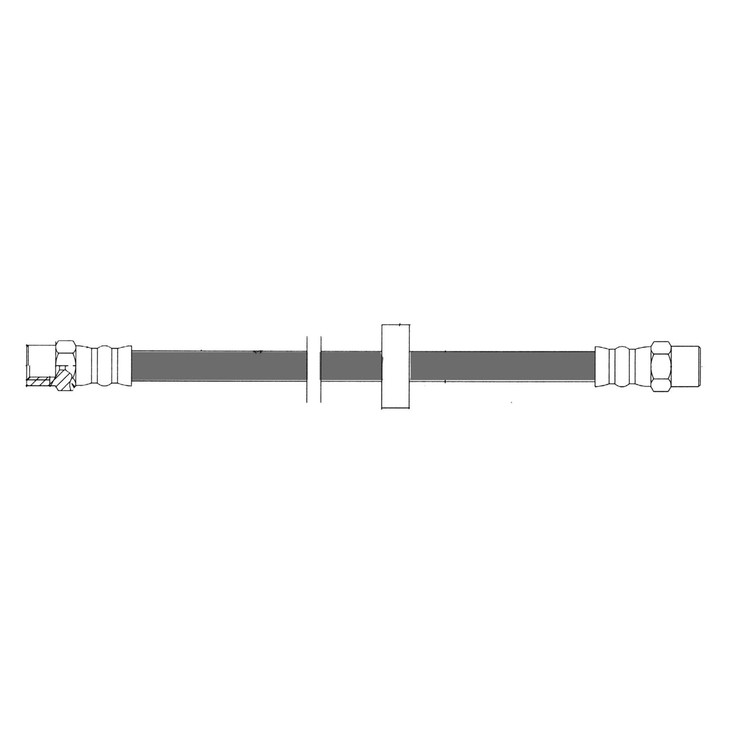 Centric Parts Brake Hydraulic Hose 150.33321