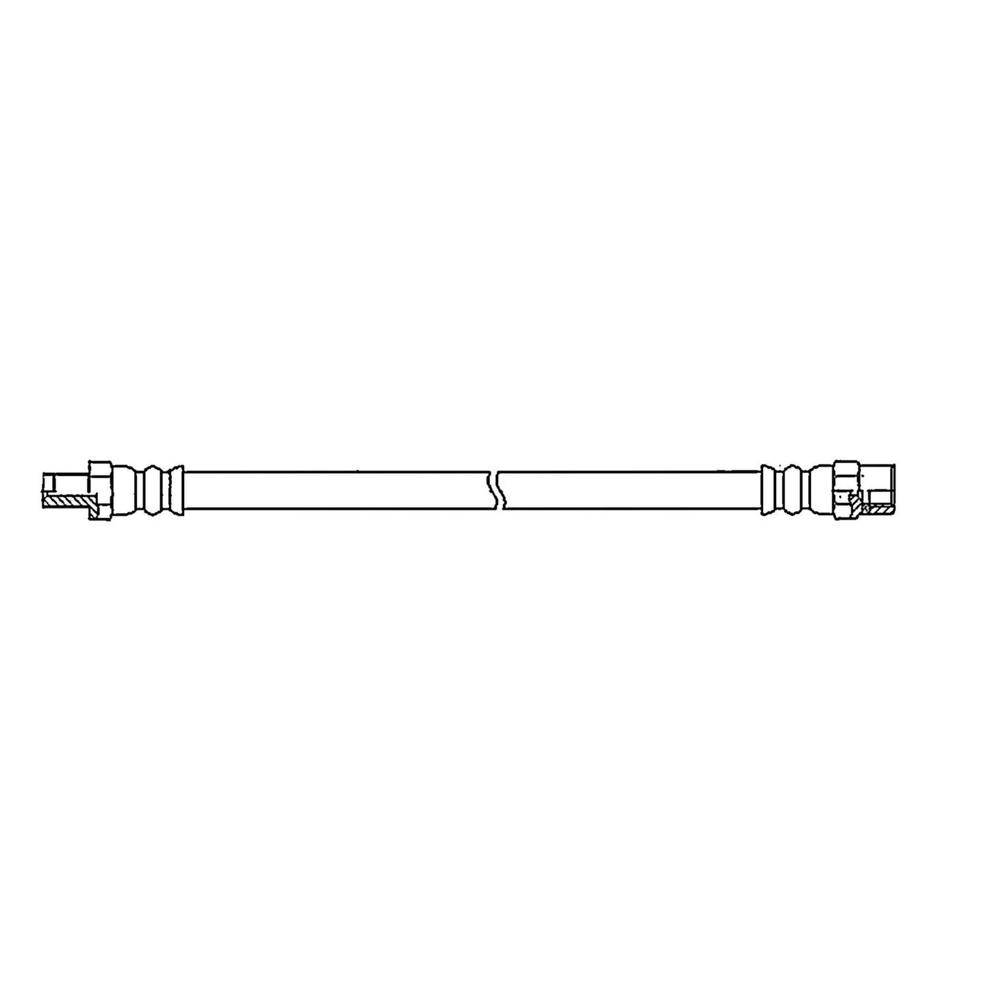 Stoptech Centric 1990 Audi 80 Quattro Rear Brake Hose 150.33338