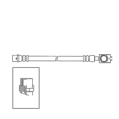 Centric Parts Brake Hydraulic Hose for 1998 Volkswagen Passat 150.33348