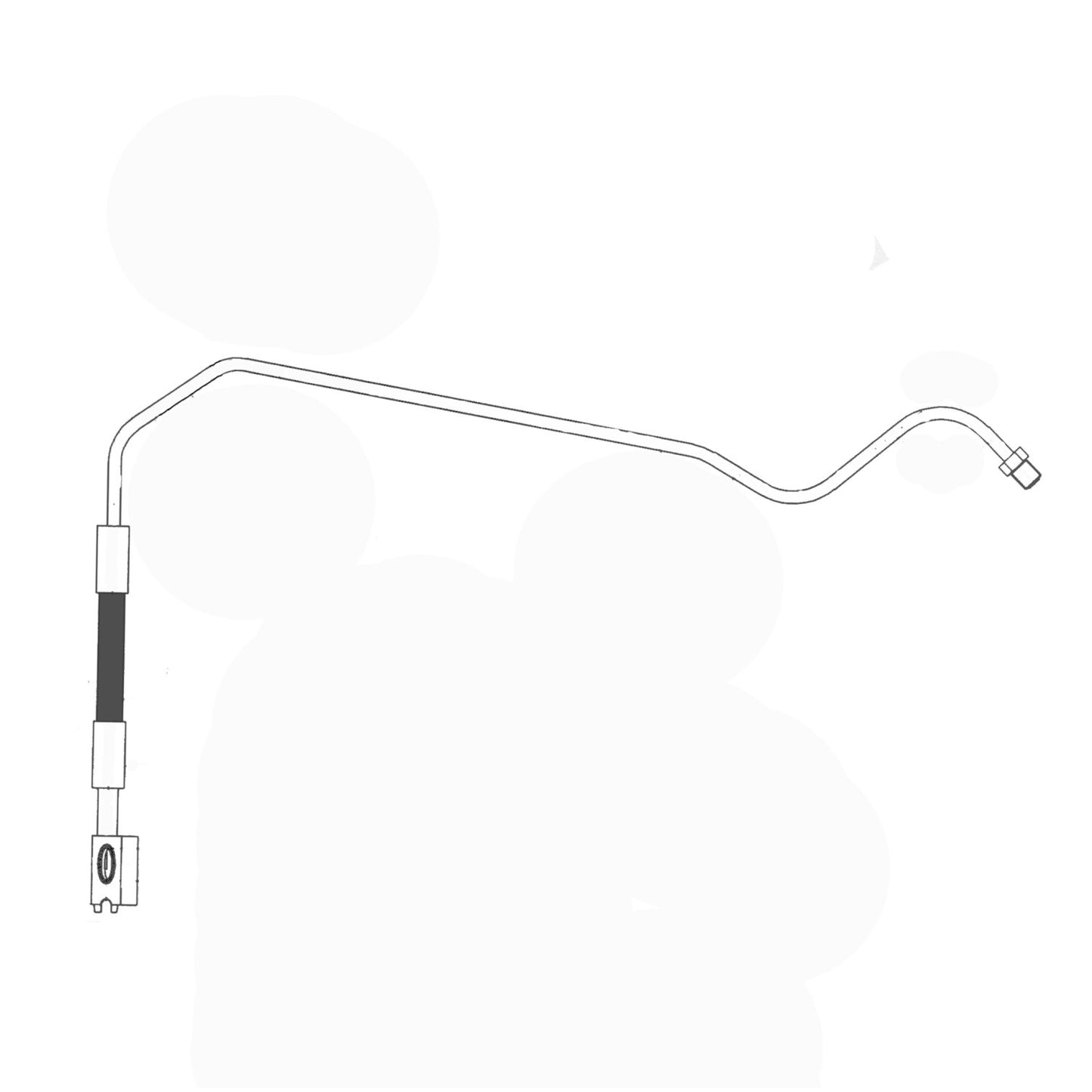 Centric Parts Brake Hydraulic Hose for Audi A6 2004-1998 Volkswagen Passat 2005-1998 150.33355