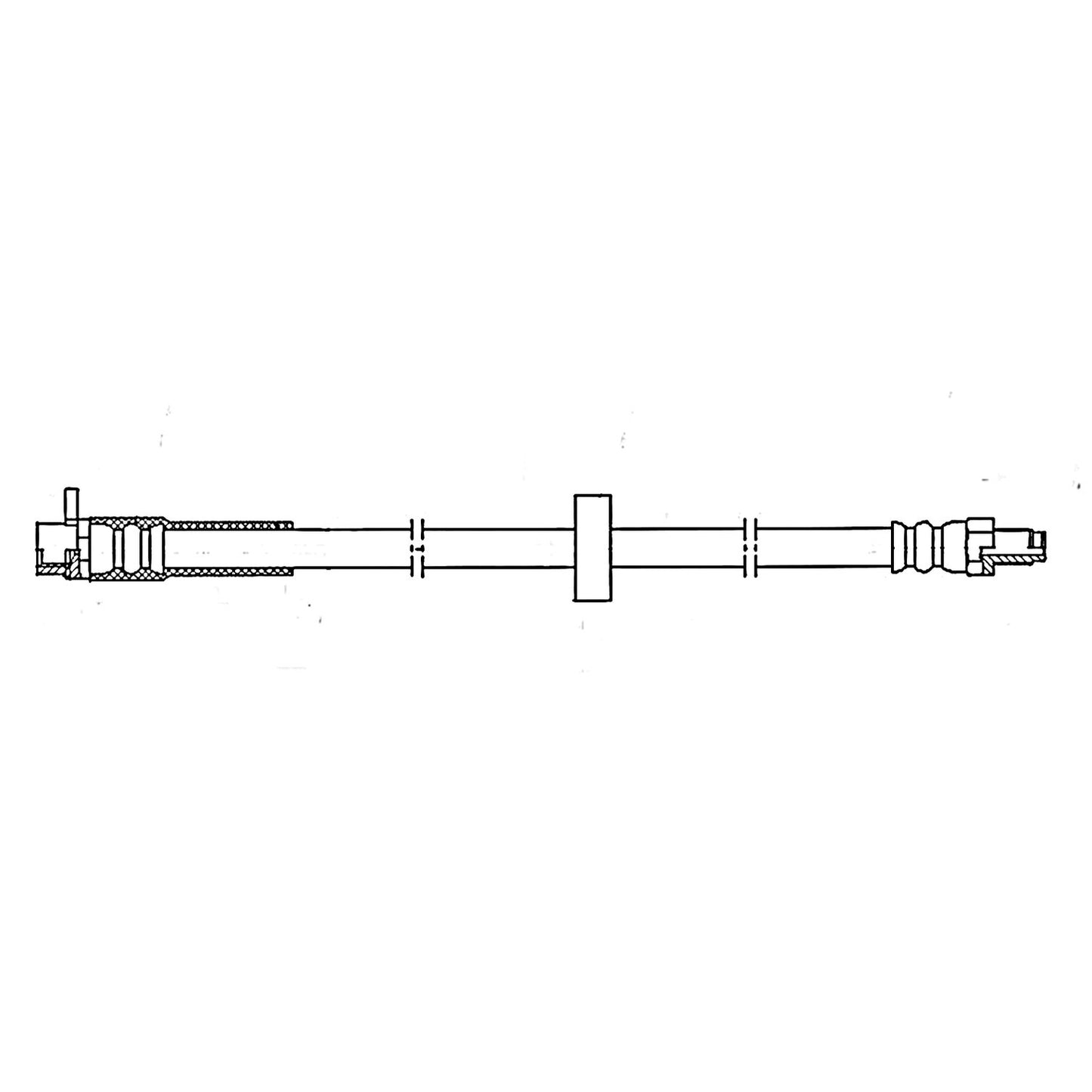Centric Parts Brake Hydraulic Hose 150.33368