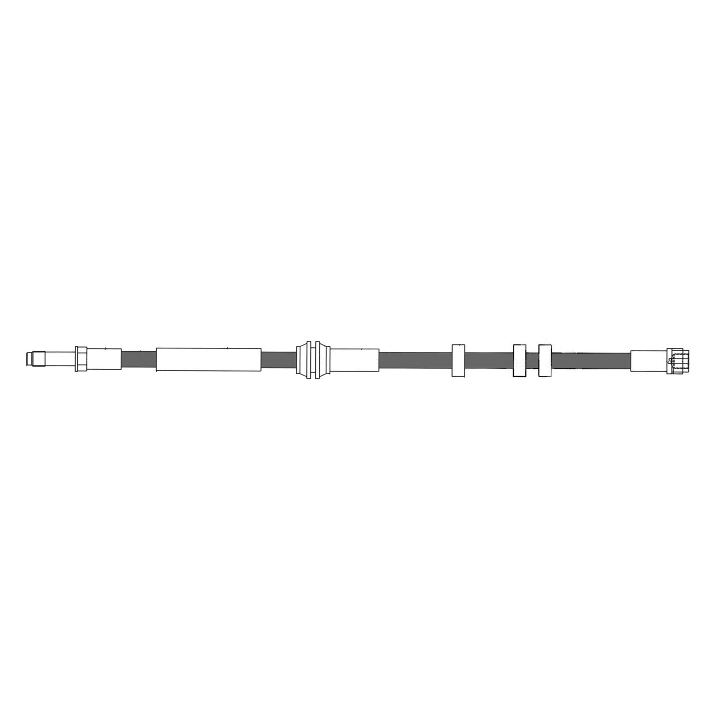 Centric Parts Brake Hydraulic Hose 150.33375
