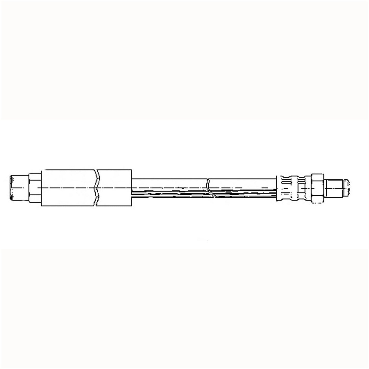 Centric Parts Brake Hose 150.34000