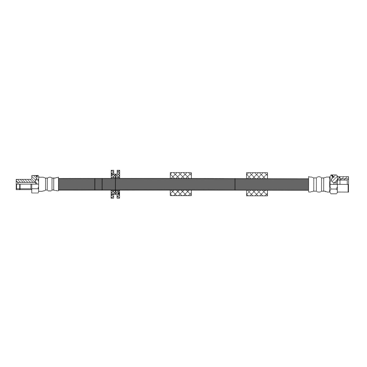 Centric Parts Brake Hose 150.34002