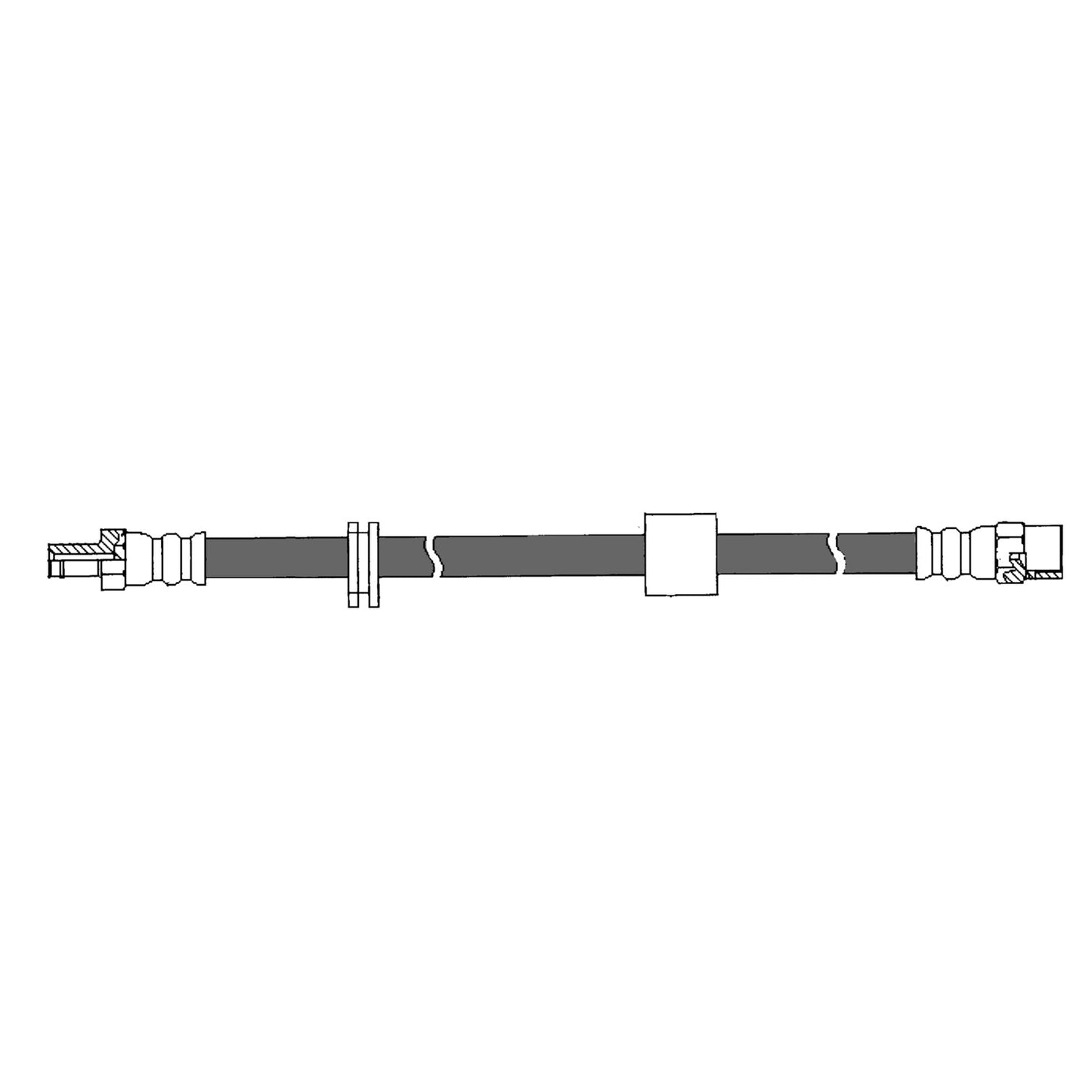 Centric Parts Brake Hydraulic Hose 150.34005