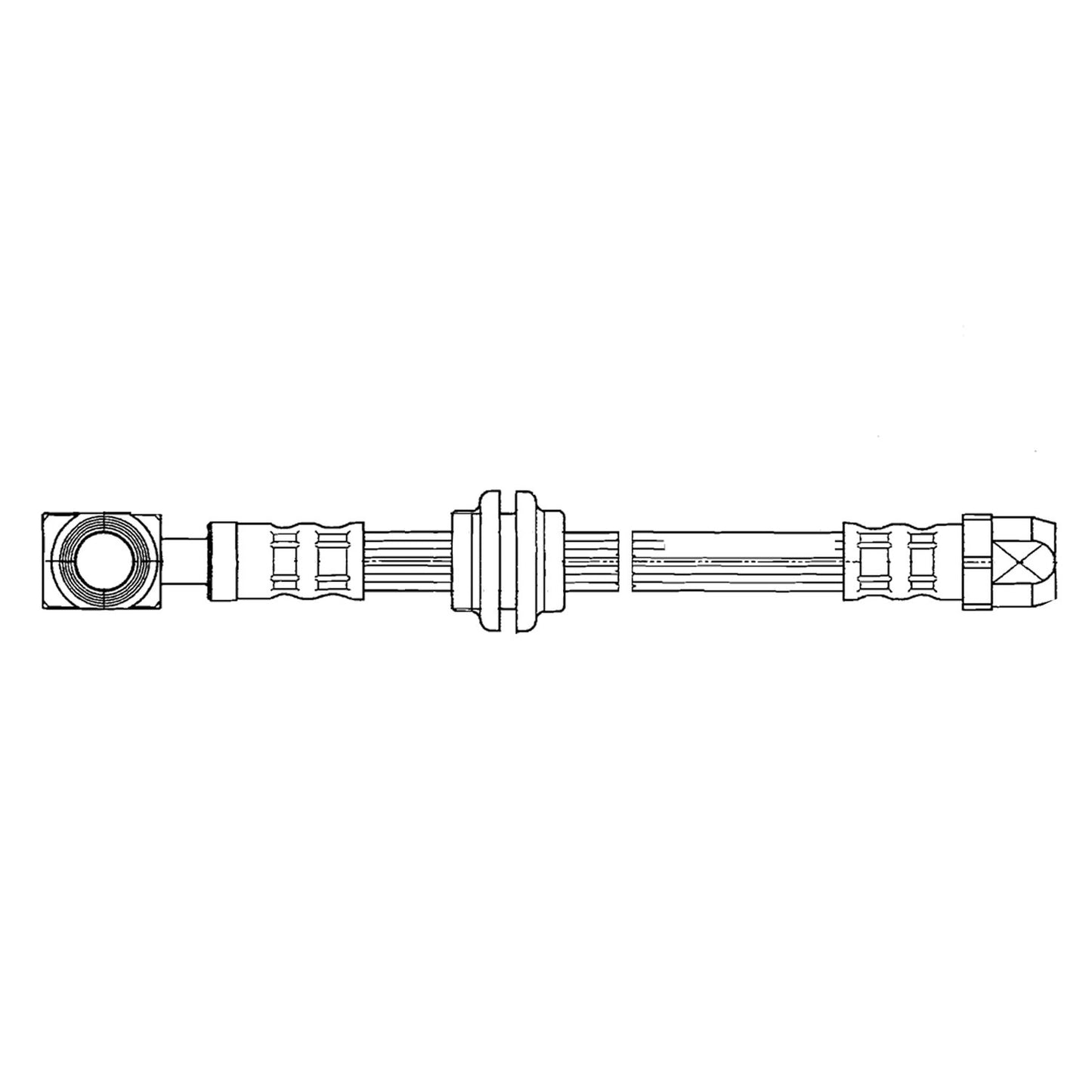 Centric Parts Brake Hose 150.34015