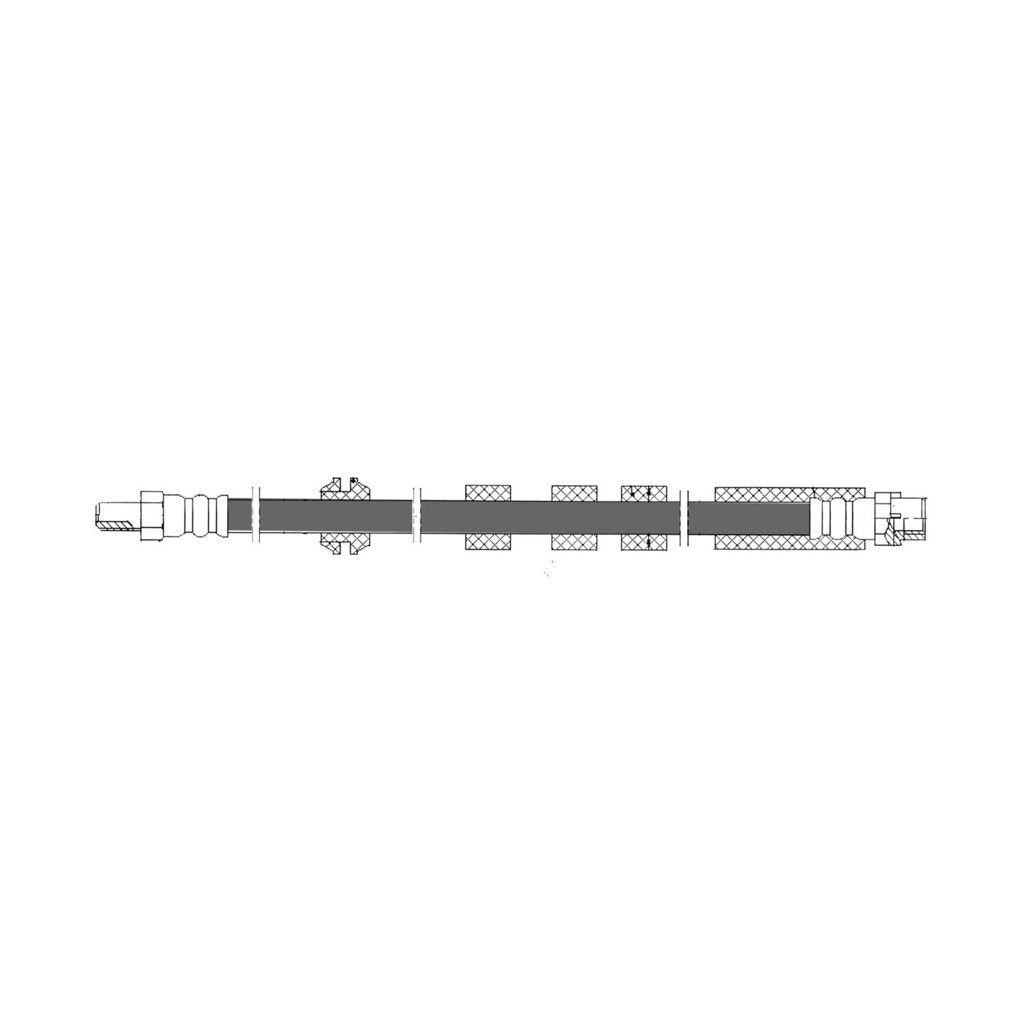 Centric Parts Brake Hydraulic Hose 150.34016