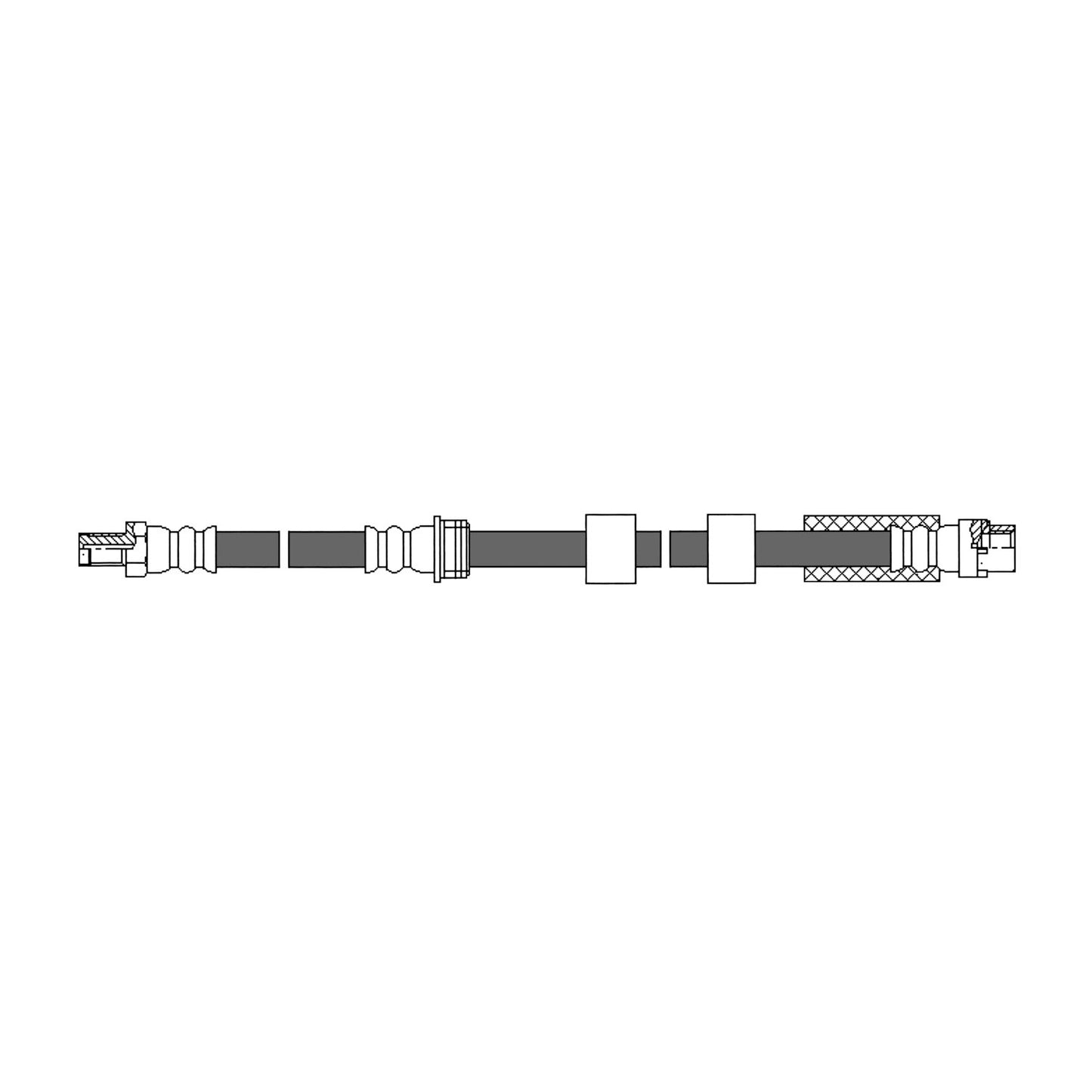 Centric Parts Brake Hose 150.34020