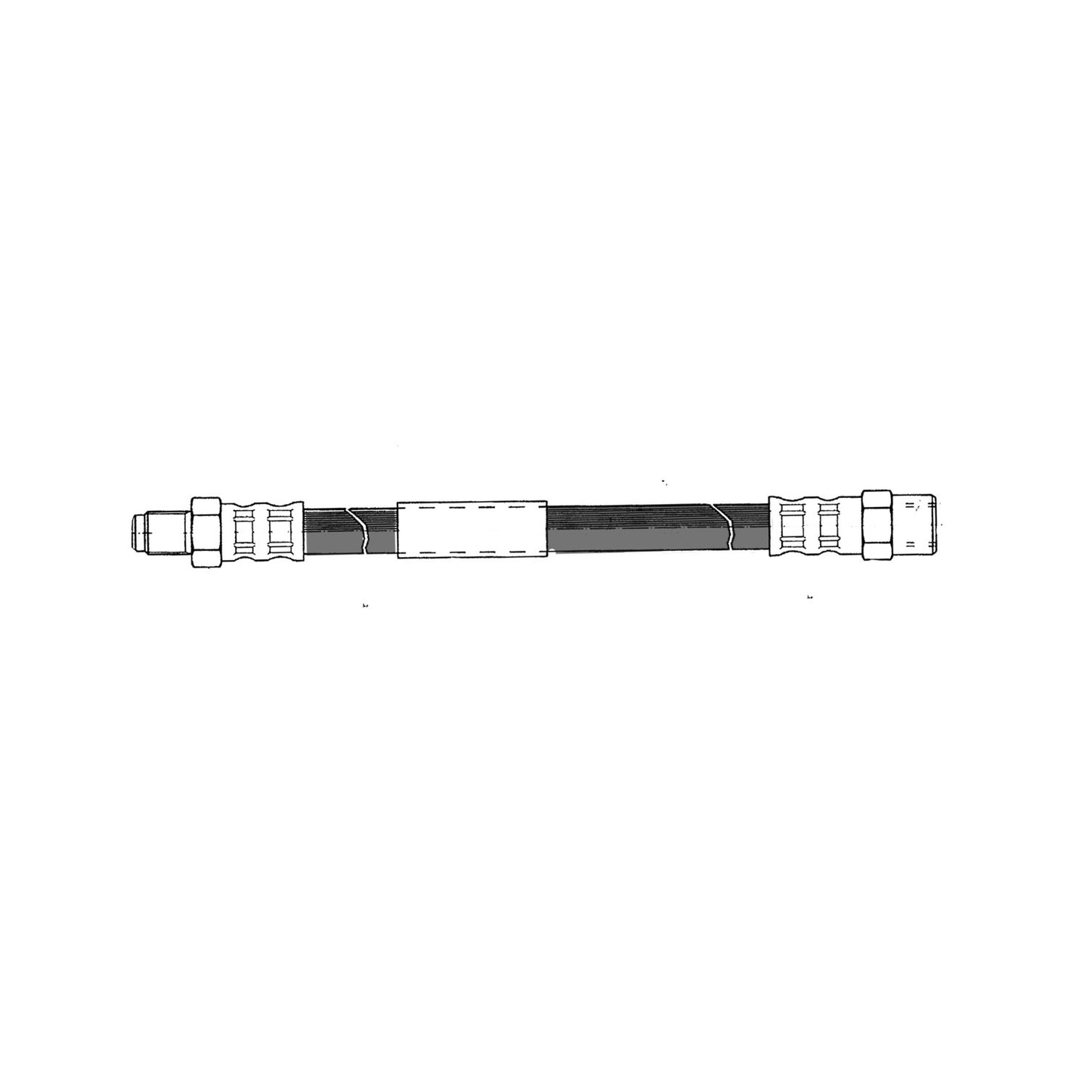 Centric Parts Brake Hydraulic Hose 150.34303