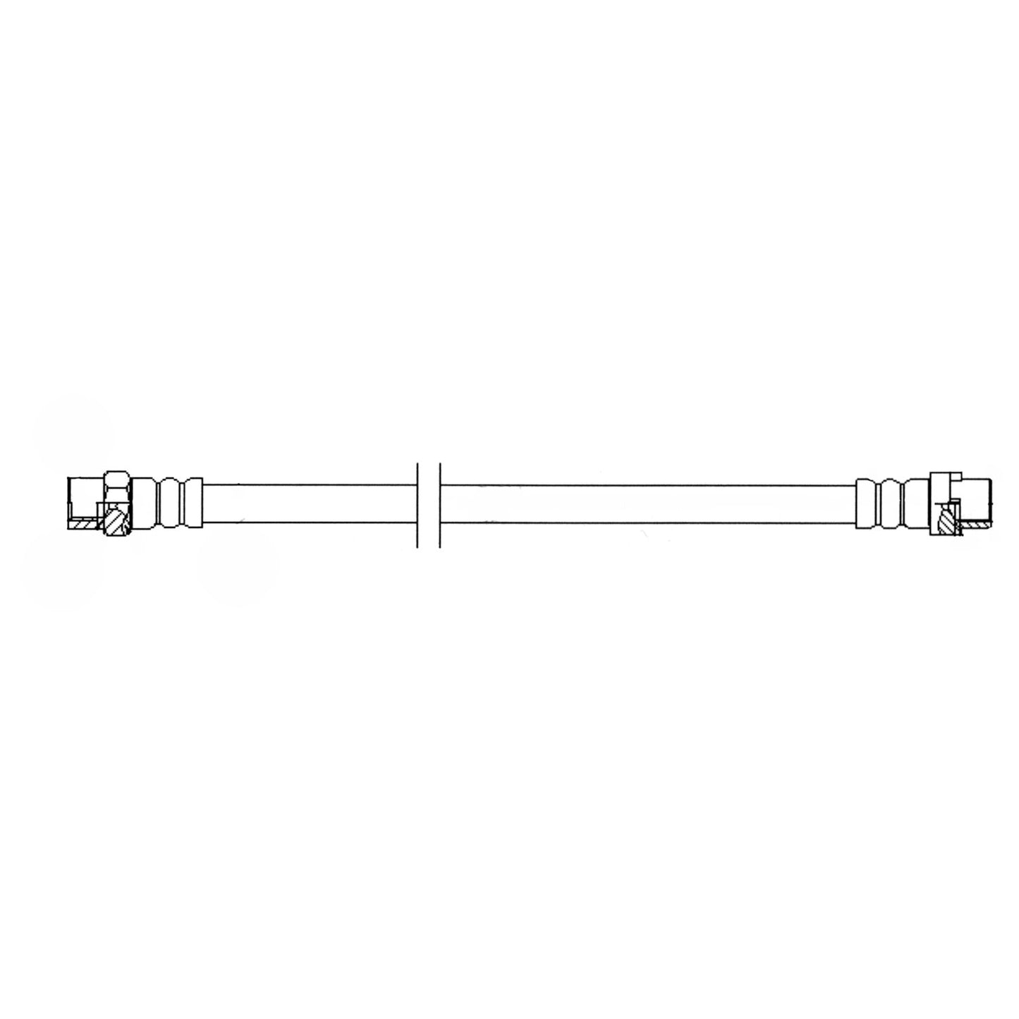 Centric Parts Brake Hydraulic Hose 150.34307