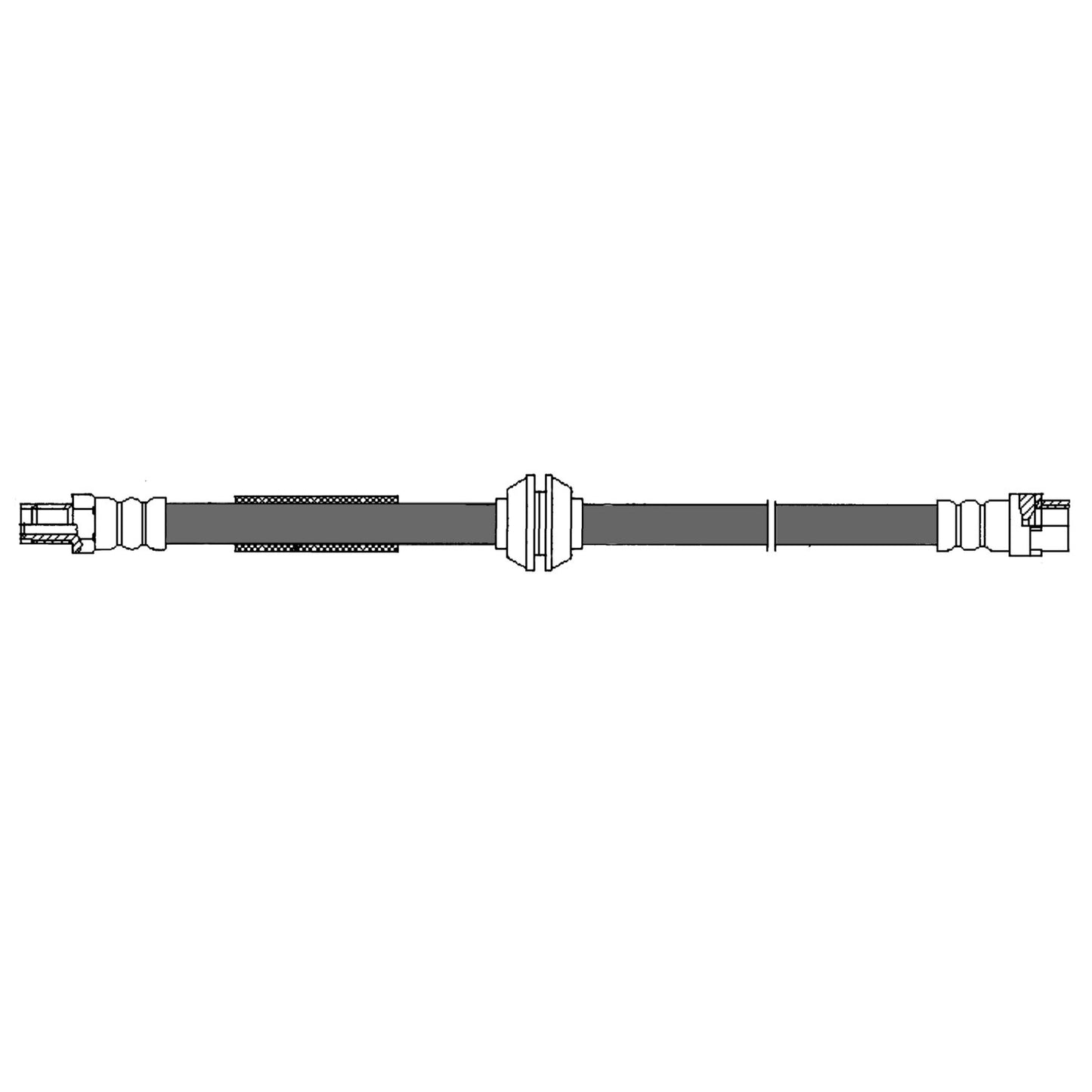 Centric Parts Brake Hydraulic Hose for 2003-2007 Mini Cooper 150.34315