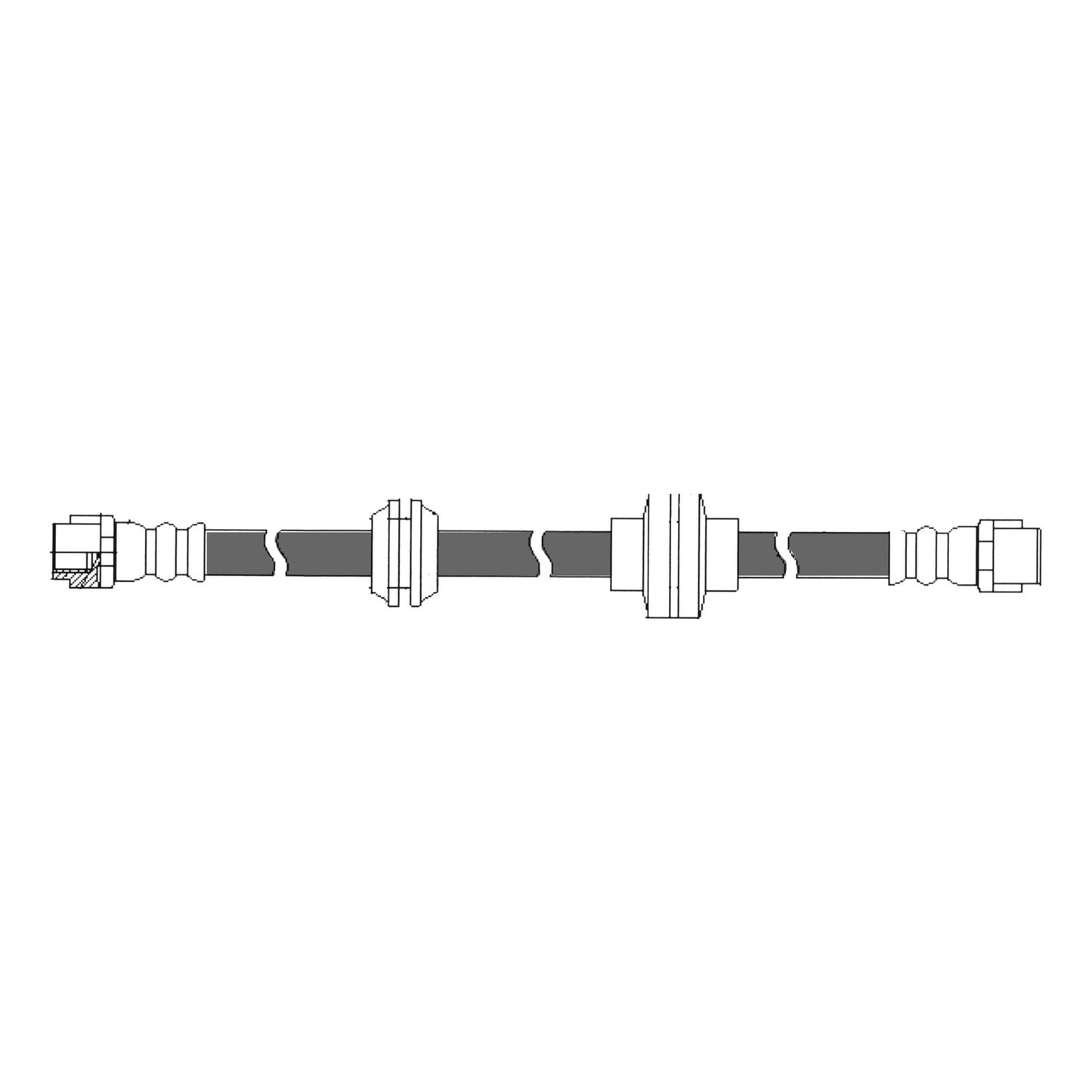 Centric Parts Brake Hydraulic Hose 150.35023
