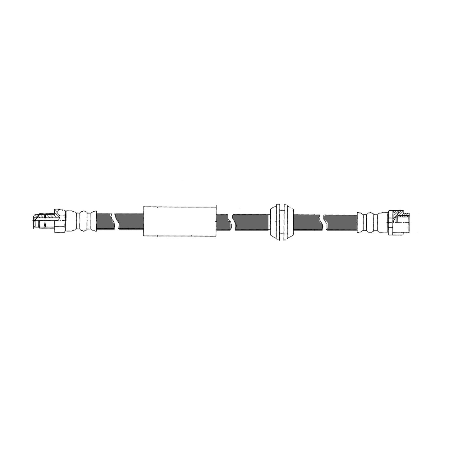 Centric Parts Brake Hydraulic Hose 150.35026