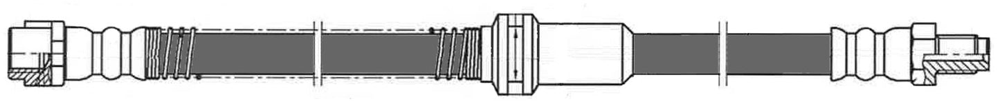 Centric Parts Brake Hydraulic Hose