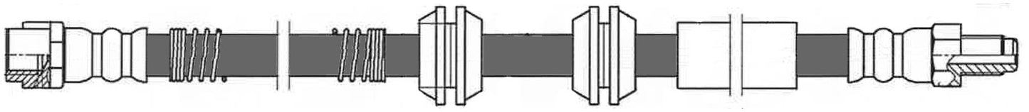 Centric Parts Brake Hydraulic Hose 150.35041