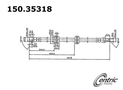Centric Parts Brake Hose 150.35318