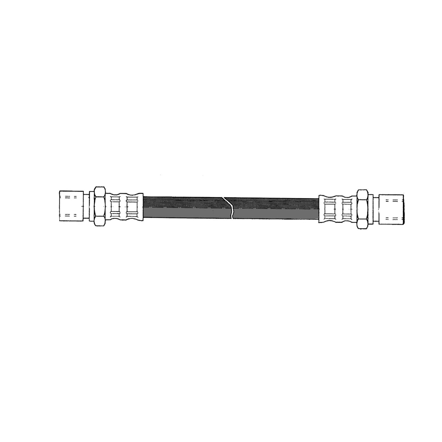 Centric Parts Brake Hydraulic Hose for Opel 1900 1975-1971 Manta 1975-1971 150.36003