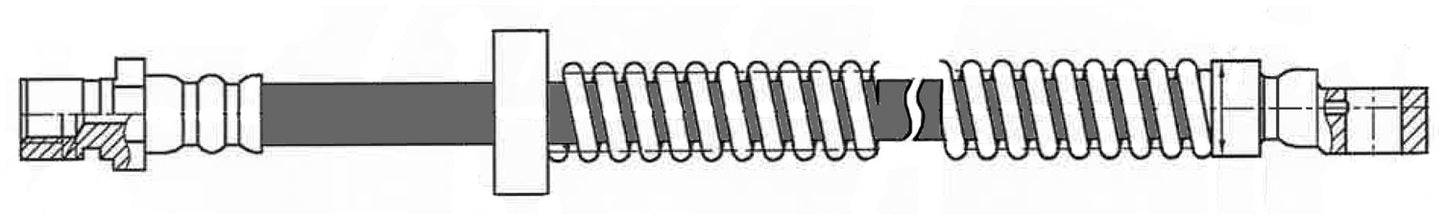 Stoptech Centric Brake Hose - Front 150.37014
