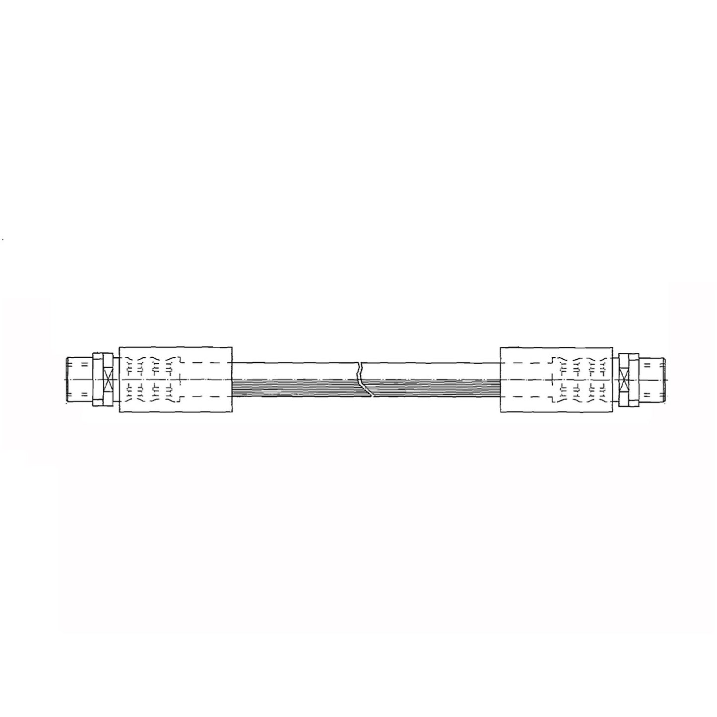 Centric Parts Brake Hose 150.37020