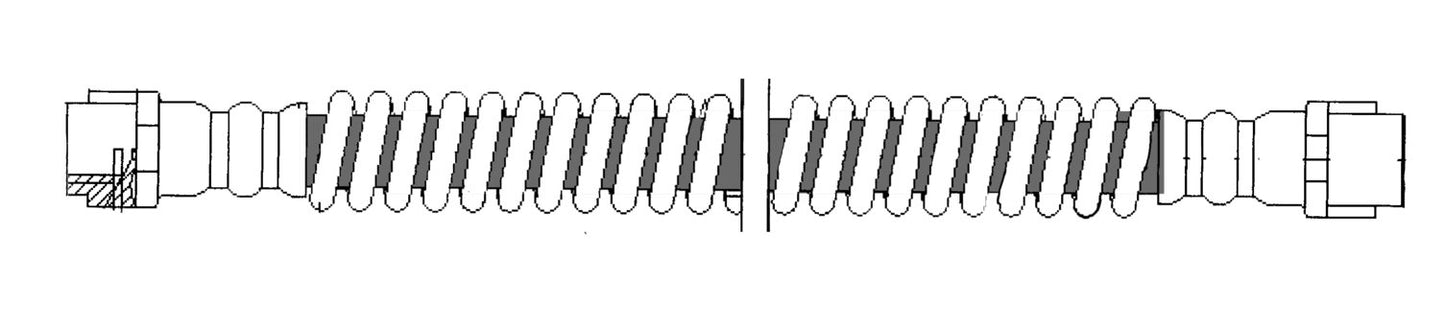 Centric Parts Brake Hydraulic Hose 150.37313