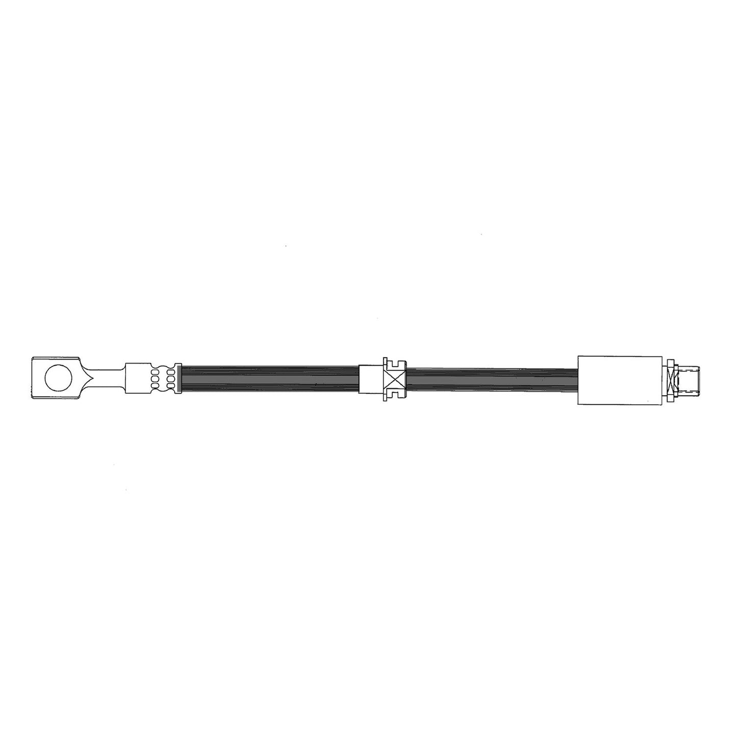 Centric Parts Brake Hydraulic Hose 150.38007