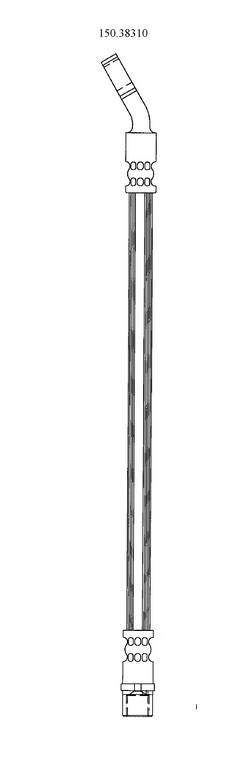 Stoptech Centric 03-07 Saab 9-3 Brake Hose - Rear 150.38310