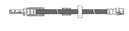 Centric Parts Brake Hydraulic Hose 150.39007