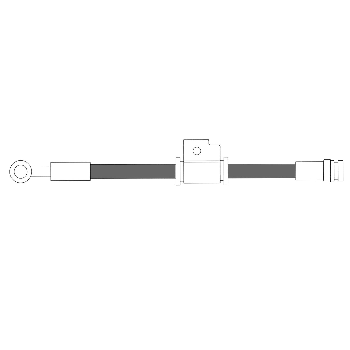 Stoptech Centric Brake Hose - Front Left 150.40008