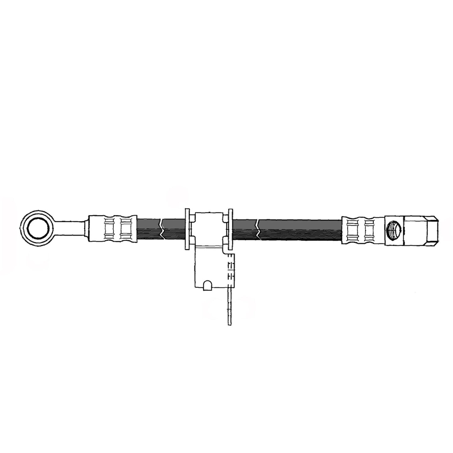 Centric Parts Brake Hose 150.40014